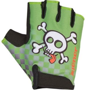 Ziener CLOSI JR Detské cyklistické rukavice, zelená, veľkosť