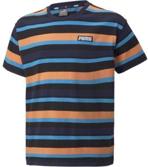 Puma ALPHA STRIPED TEE Detské tričko, mix, veľkosť