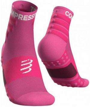 Compressport TRAINING SOCKS 2-PACK Športové ponožky, ružová, veľkosť