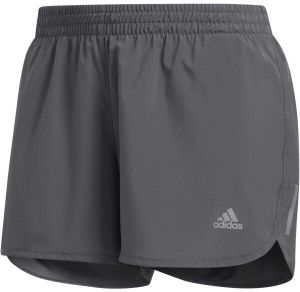 adidas RUN SHORT SMU Dámske bežecké šortky, sivá, veľkosť