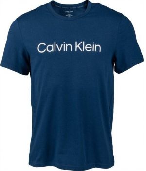 Calvin Klein S/S CREW NECK Pánske tričko, tmavo modrá, veľkosť