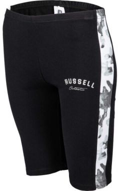 Russell Athletic BIKE PRINT SHORT Dámske šortky, čierna, veľkosť