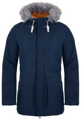 Loap NARVIC Pánsky zimný kabát, modrá, veľkosť