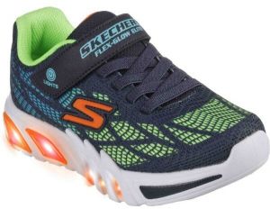 Skechers FLEX-GLOW ELITE - VORLO Detská voľnočasová obuv, tmavo modrá, veľkosť