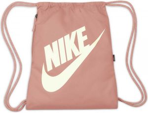 Nike HERITAGE DRAWSTRING Gymsack, lososová, veľkosť