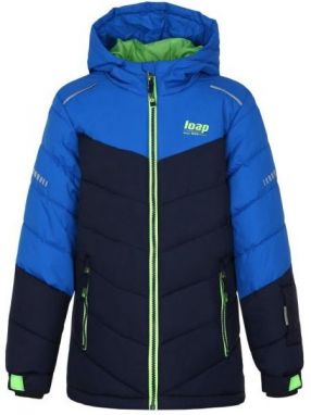 Loap FUGAS Detská lyžiarska bunda, tmavo modrá, veľkosť