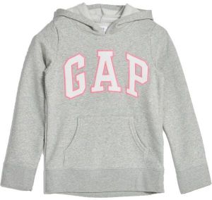 GAP LOGO HOOD Dievčenská mikina, sivá, veľkosť