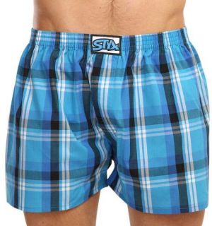 Styx MEN'S BOXERS SHORTS CLASSIC RUBBER Pánske trenky, modrá, veľkosť