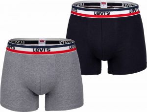 Levi's® MEN BACK IN SESSION TRUNK 3P Pánske boxerky, čierna, veľkosť