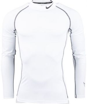 Nike NP DF TIGHT LS MOCK M Pánske tréningové tričko, biela, veľkosť