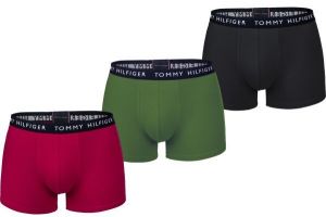 Tommy Hilfiger 3P TRUNK Pánske boxerky, čierna, veľkosť