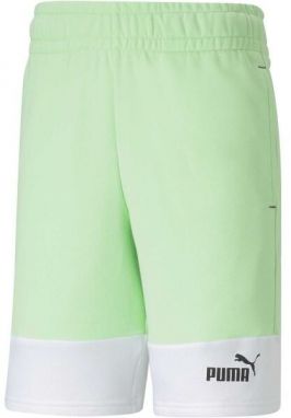 Puma POWER SUMMER CB SHORTS Pánske šortky, svetlo zelená, veľkosť