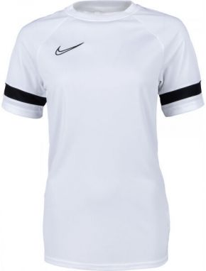 Nike DRI-FIT ACADEMY Pánske futbalové tričko, biela, veľkosť