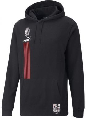 Puma ACM FTBLCULTURE HOODY Pánska mikina, čierna, veľkosť