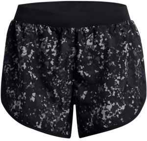 Under Armour FLY BY 2.0 PRINTED SHORT Dámske šortky, čierna, veľkosť