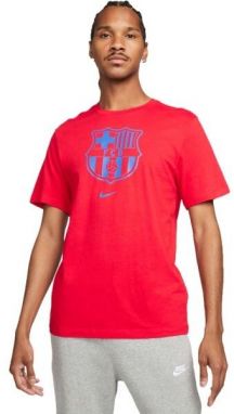 Nike FCB M NK CREST TEE Pánske tričko, červená, veľkosť