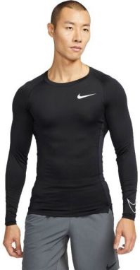 Nike NP DF TIGHT TOP LS M Pánske tričko s dlhým rukávom, čierna, veľkosť