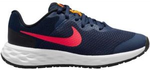 Nike REVOLUTION 6 Detská bežecká obuv, tmavo modrá, veľkosť 36