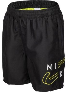 Nike SPLIT LOGO LAP Chlapčenské kúpacie šortky, čierna, veľkosť