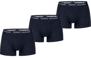 Tommy Hilfiger 3P TRUNK Pánske boxerky, tmavo modrá, veľkosť