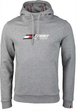 Tommy Hilfiger ESSENTIALS Pánska mikina, sivá, veľkosť