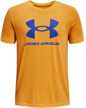 Under Armour SPORTSTYLE LOGO SS Chlapčenské tričko, oranžová, veľkosť