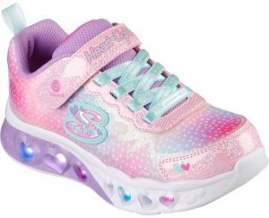 Skechers FLUTTER HEART LIGHTS - SIMPLY LOVE Detská voľnočasová obuv, ružová, veľkosť