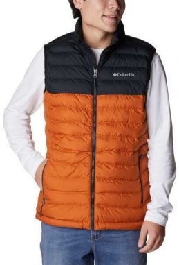 Columbia POWDER LITE VEST Pánska vesta, oranžová, veľkosť