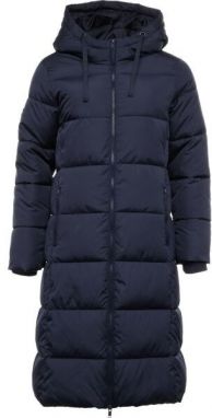 GAP V-MAXI LONG PUFFER LOGO Dámska zimná bunda, tmavo modrá, veľkosť