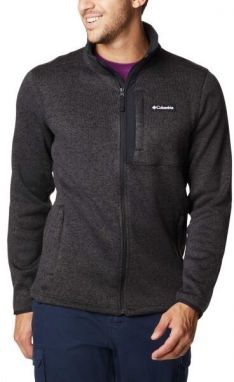 Columbia SWEATER WEATHE FULL ZIP Pánsky sveter, čierna, veľkosť