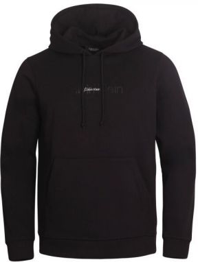 Calvin Klein PULLOVER HOODY Pánska mikina, čierna, veľkosť