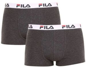 Fila MAN BOXER 2 PACK Pánske boxerky, tmavo sivá, veľkosť