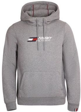 Tommy Hilfiger ESSENTIALS HOODY Pánska mikina, sivá, veľkosť