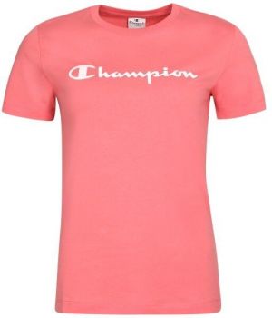 Champion CREWNECK T-SHIRT Dámske tričko, ružová, veľkosť