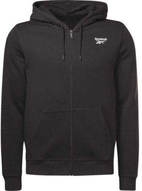 Reebok RI LEFT CHEST LOGO FULL Z Pánska mikina, čierna, veľkosť