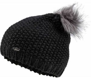 Lewro COALLA Dievčenská pletená čiapka, čierna, veľkosť