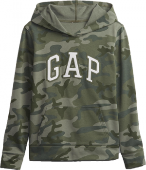 GAP V-GAP CLSC PO HD NOVELTY FILL Dámska mikina, khaki, veľkosť