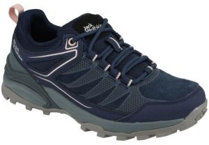 Jack Wolfskin CROSS TRAIL LOW W Dámska treková obuv, tmavo modrá, veľkosť 39