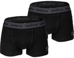 Umbro BOXER SHORT 2PACK Pánske boxerky, čierna, veľkosť