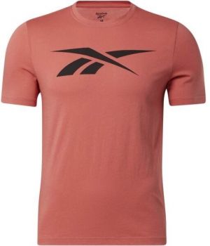 Reebok GS VECTOR TEE Pánske tričko, oranžová, veľkosť