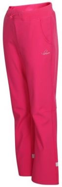 Lewro CARNOLO Dievčenské softshellové nohavice, ružová, veľkosť