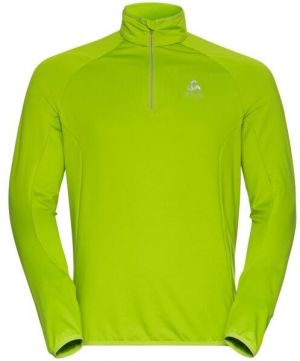 Odlo M MID LAYER 1/2 ZIP BERRA LIGHT Pánska stredná vrstva, zelená, veľkosť