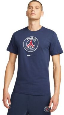 Nike PSG M NK CREST TEE Pánske tričko, tmavo modrá, veľkosť