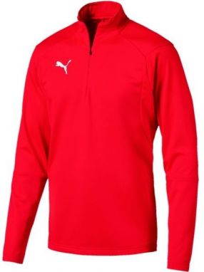 Puma LIGA TRAINING 1 4 ZIP TOP Pánska mikina, červená, veľkosť