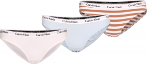 Calvin Klein 3PK BIKINI Dámske nohavičky, biela, veľkosť