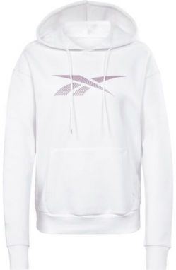 Reebok VECTOR GRAPHIC OTH HOODIE Dámska mikina, biela, veľkosť