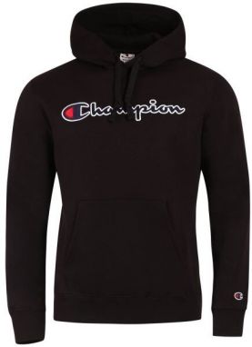 Champion HOODED SWEATSHIRT Pánska mikina, čierna, veľkosť