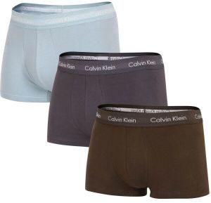 Calvin Klein 3 PACK LO RISE TRUNK Pánske boxerky, svetlomodrá, veľkosť