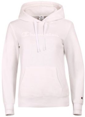 Champion HOODED SWEATSHIRT Dámska mikina, biela, veľkosť