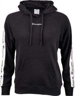 Champion HOODED SWEATSHIRT Dámska mikina, čierna, veľkosť